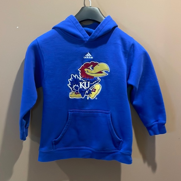 Youth Kansas "KU" Jayhawks Hooded Sweatshirt - Picture 1 of 3